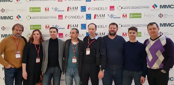 Совместное фото флебологов центра «МИФЦ» с докторами из разных городов России