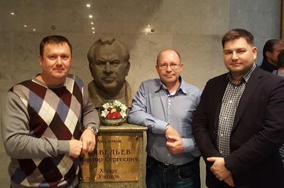Семенов А.Ю. с докторами Малышевым К.В. (Казань) и Черных К.П. (Санкт-Петербург)