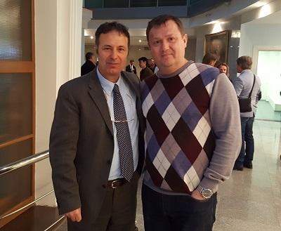 Руководитель «МИФЦ» Семенов А.Ю. с профессором Аттилио Кавецци