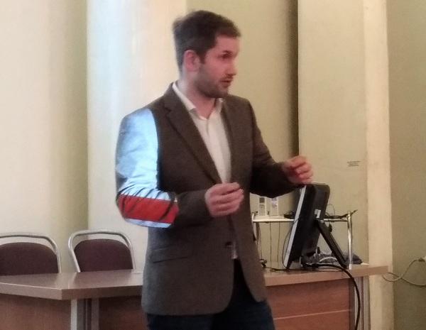 Выступает руководитель НПЦ &laquo;ЛИМФА&raquo; Макаров И.Г.