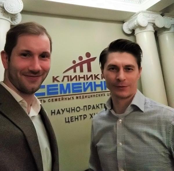 Доктора лимфологи Макаров И.Г. и Малахов А.М. на совещании