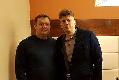 Семенов А.Ю. с руководителем &laquo;ГЦЛХ&raquo; Летуновским Е.А. на мастер-классе