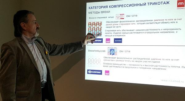 Докладывает ведущий советник компании &laquo;Никамед&raquo; Новиков П.Б.
