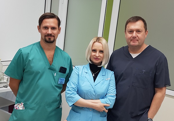 Phlebologist Nina Musokhranova at the Moscow Centre for Innovative Phlebology