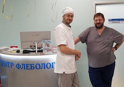 Флебологи Росуховский Д.А. и Федоров Д.А. обсуждают тонкости технологии LASTIK