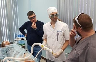 Семинар и мастер-класс в центре флебологии «МИФЦ» эстетического флеболога Дмитрия Александровича Росуховского, Москва, 12.03.2020г.