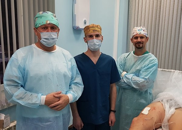 Мастер-класс для хирурга, флеболога из Ачинска, Марудова Михаила Владимировича, 07.09.2022г., Москва