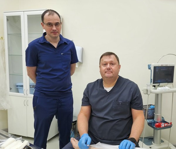 Мастер-класс для сердечно-сосудистого хирурга, флеболога из Волгограда Уфимцева Владимира Сергеевича, 25.03.2024г., Москва.